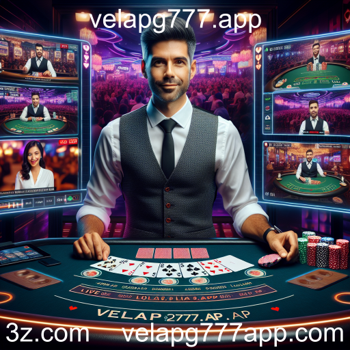 A Experiência Imersiva do Cassino Ao Vivo no Velapg777.app